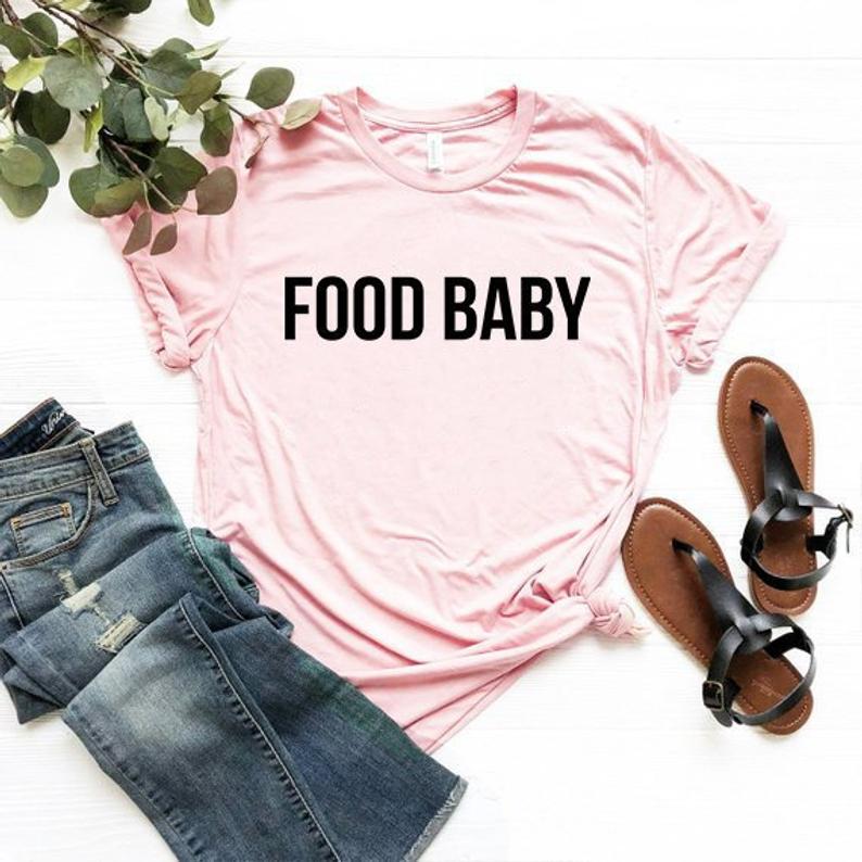 Baby Food Age - Sugarbaby-Chemise d'annonce de grossesse pour bébé,