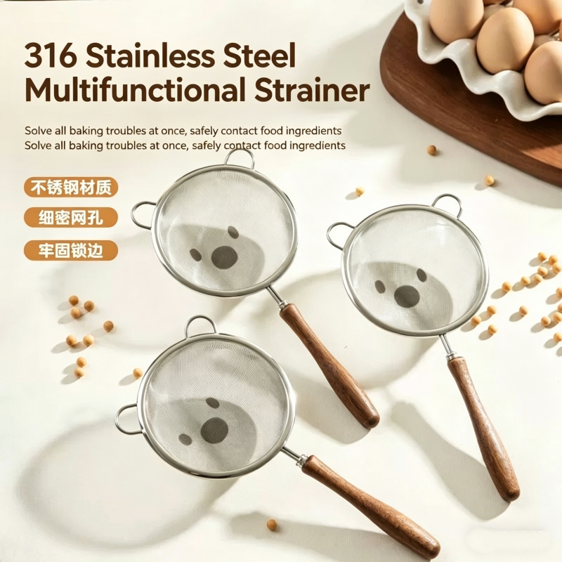 Baby Food Filter - Passoire à filtre fin, nouveau manche