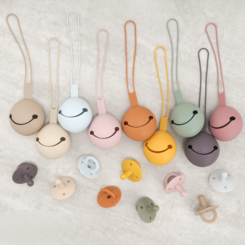 Baby Food Pacifier - Porte-sucette en silicone pour nouveau-né, étui