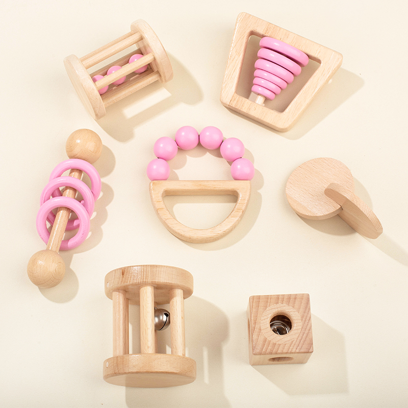 Baby Food Under 1 Year - Jouets en bois Montessori, ensemble de