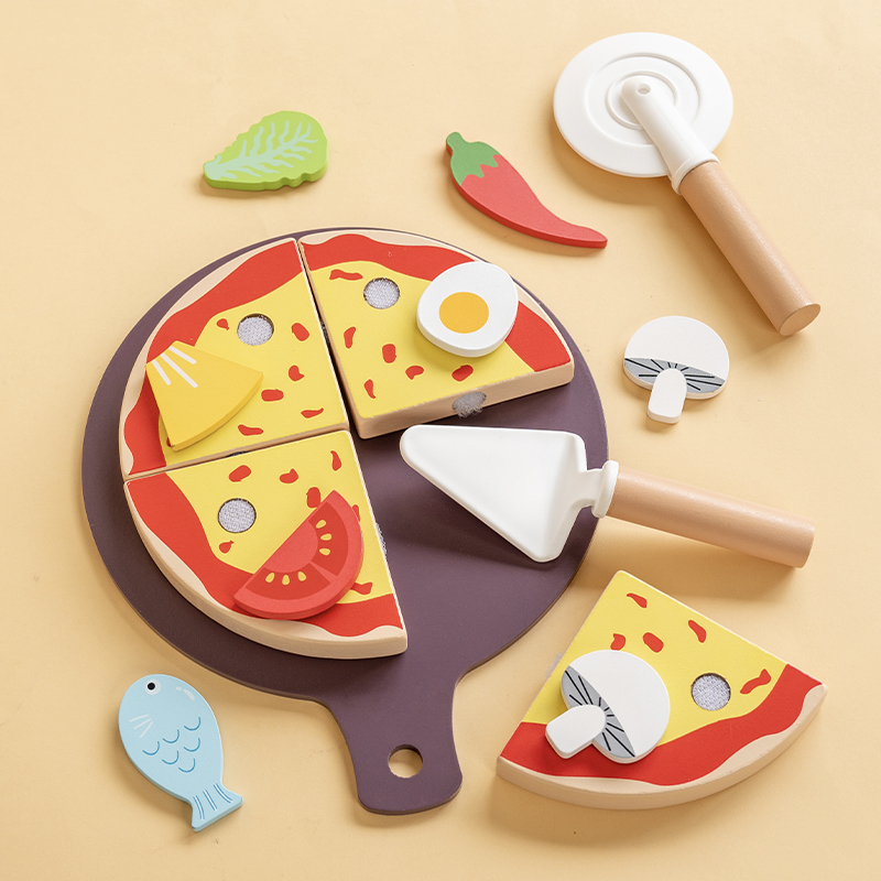 Baby Food Under 1 Year - Jouet de découpe de pizza pour