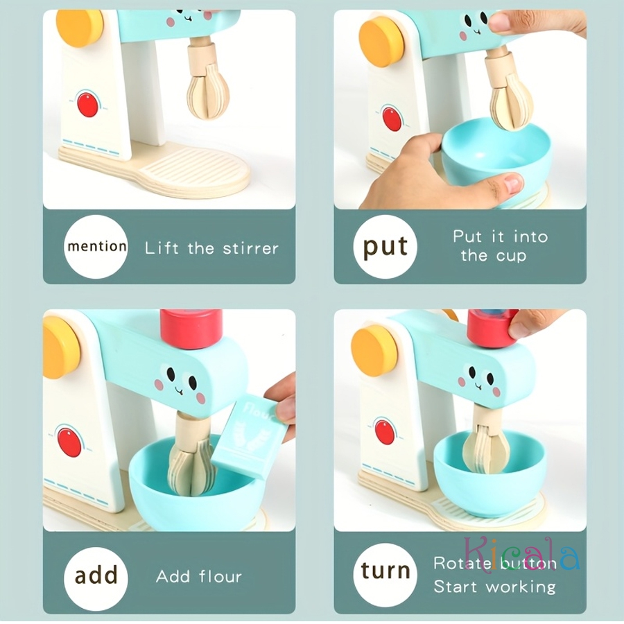 Cuisine en bois semblant jouer - Baby Food Under 1 Year avis et prix