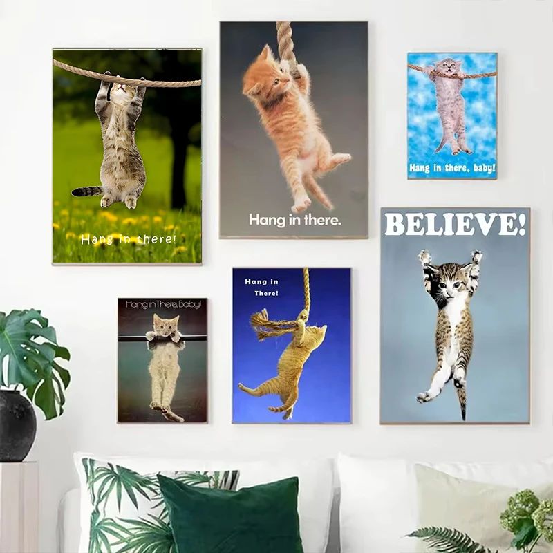 Affiche de Yoga chat mignon po - Baby Food Oil avis et prix
